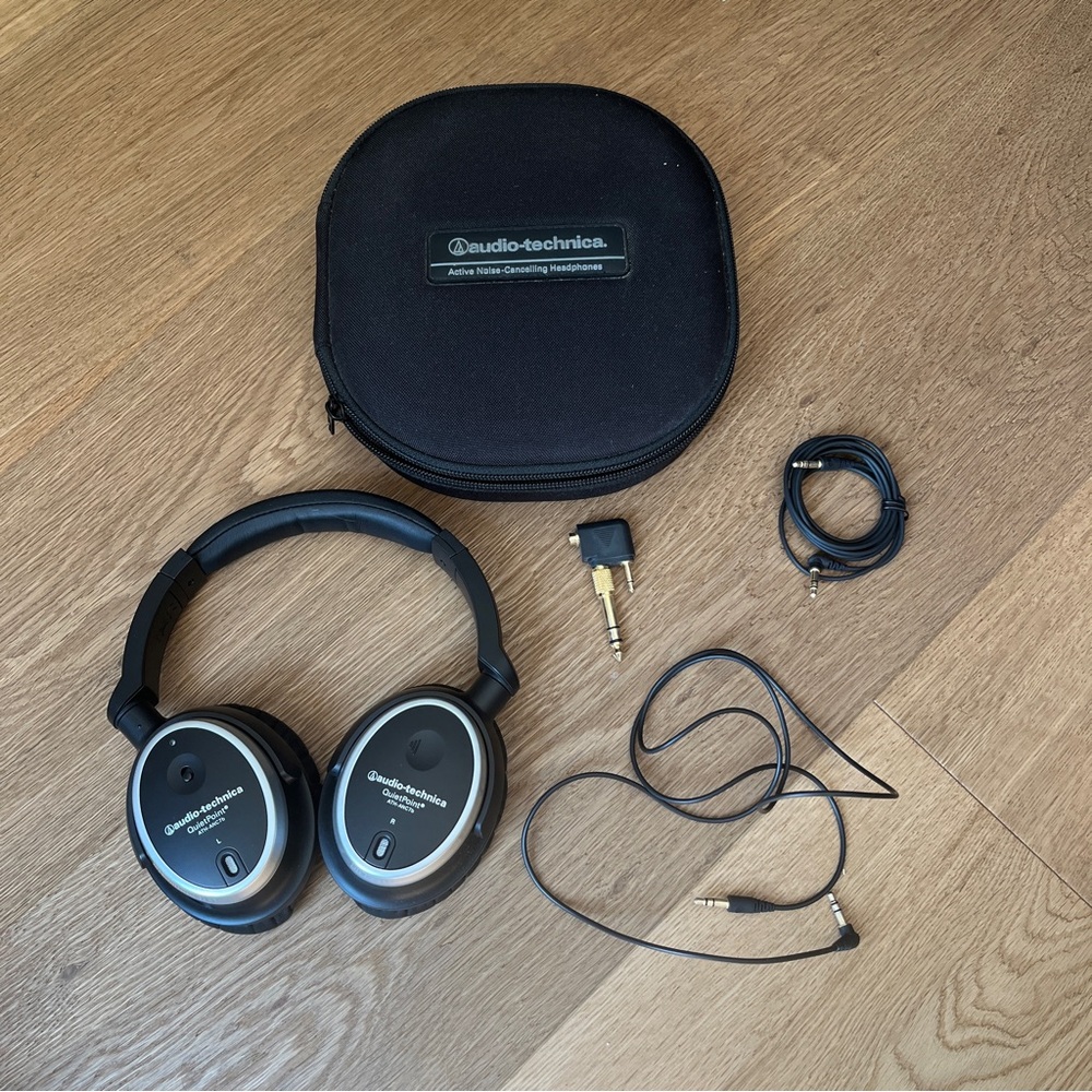 Audio-Technica QuietPoint ATH-ANC7b Wired Noice-cancelling Headphones